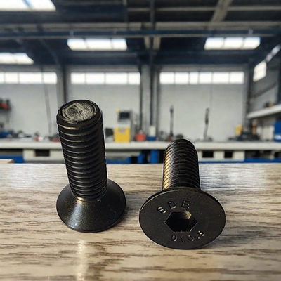 顧客の要求 合金鋼 フルスレッド フラット Countersunk ヘッド ヘックスソケットキャップスクリュー