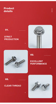 GB標準304不?? 鋼フレンズボルト M4 M5 M6 M8 M10 M12 六角振動ボルト