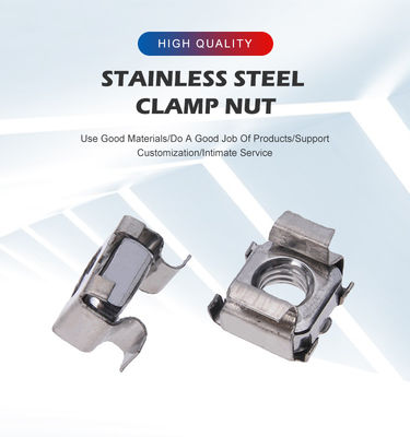 接続 M4-M16 他の仕上げとステンレス鋼 304 スクウェアケージナッツ