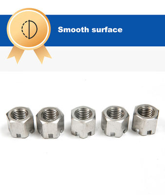 固定ステンレス鋼 304 316 スロットナッツ DIN935 ヘックスナッツ 制御 100% 検査