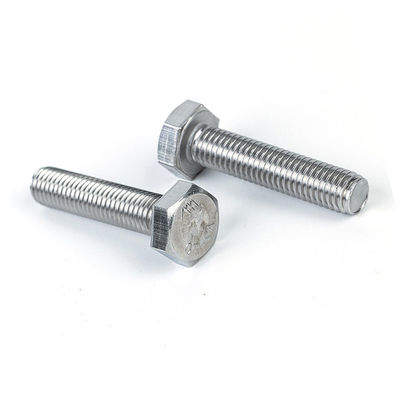 GB標準ステンレス鋼DIN933 硬いヘックスボルト