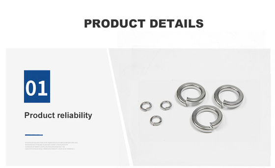 メトリックスプリング ヘリカルスプリットリングロック洗浄機 スプリング洗浄機 DIN 標準平面仕上げ