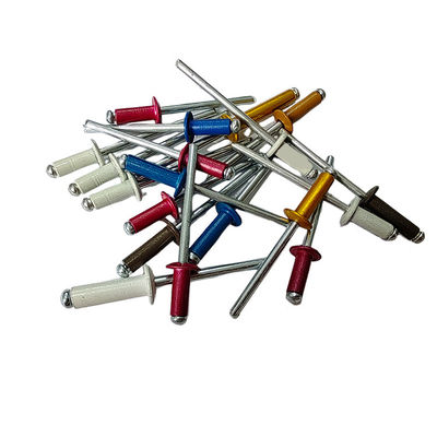 アルミ ブラインド リベット 供給 耐腐蝕 多色の丸型頭リベット 建設用