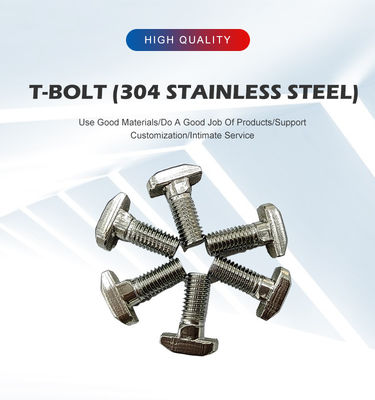 ソーラー装置用ステンレス鋼の正方形ヘッド用の全糸型tボルトとナッツ M8 M10