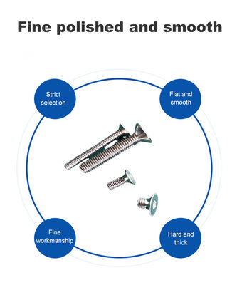 全スレッド オーダーメイド A2 ステンレス・スチール フラッシュ・マウント 円筒型ヘッド ヘックス・ソケット マシン・スクリュー