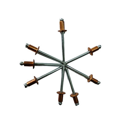 耐腐蝕銅 オープン エンド ポップ リベット 複数の用途 長さ 3-35mm