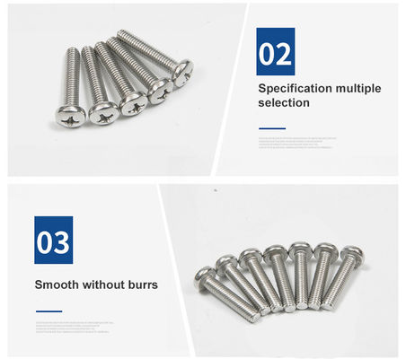 直接ステンレス鋼のフラットヘッドパンヘッドスクリューと平らな仕上げマイクロ小スクリュー