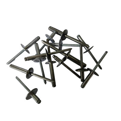 高負荷容量 オープンタイプ 鋼鉄 引くリベット 大型 縁 鮮やかな仕上げ