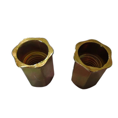 黄色の亜鉛塗装炭素鋼 小頭 フルヘックススレッドリベットナッツ 家電用