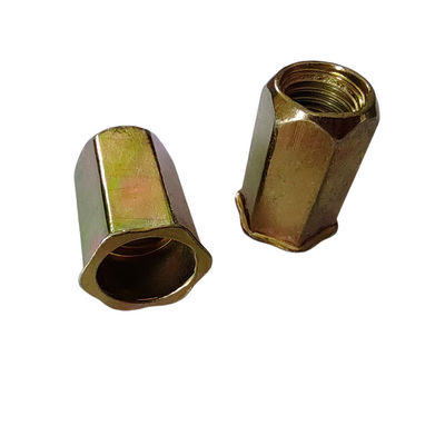 メトリック 黄色 亜鉛 塗装 炭素 鋼 フル ヘックス スレッド オープン ニット ナッツ 長持ち