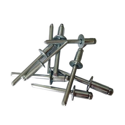 直 3.2mm-6.2mm 鉄 オープン エンド ブラインド リベット 高強度 耐腐食 直