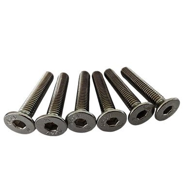 全スレッドタイプ INCH 測定 ステンレス鋼 304 カウンターサングヘッド フラットヘッドスクリュー