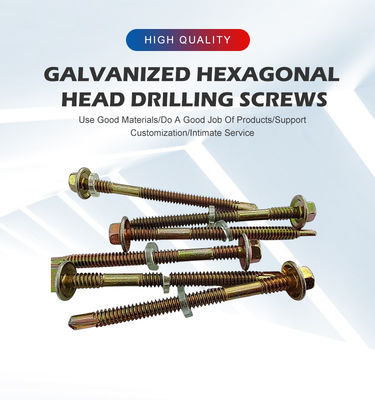 メトリック性能における高強度結合のための電熱式自己タッピング屋根スクリュー