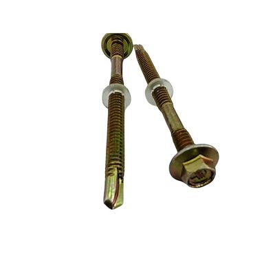 ヘックスヘッド セルフタッピング 屋根スクリュー 亜鉛塗装 炭素鋼 メトリック測定