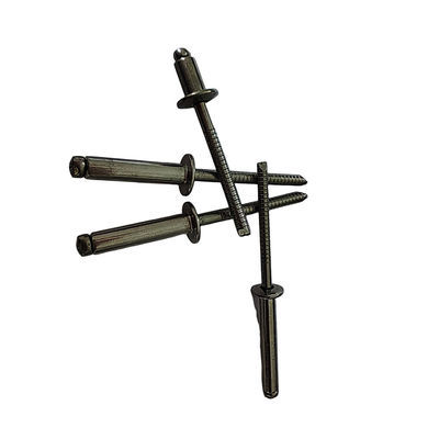 12mm オープン エンド ブラインド ニット ステンレス 丸型 頭 白 標準 ニット 高強度