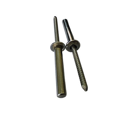 耐耐天候ステンレスステール 丸型頭 ブラインド ニット 密封端 3.2mm/4.0mm/4.8mm/6.4mm 直径