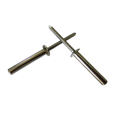 耐久性シール長さ6-25mmのステンレス鋼ブラインドニット 塗装されていない明るい仕上げ