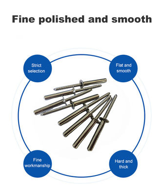 3.2mm/4.0mm/4.8mm/6.4mm 直径 DIN スタンダード ステンレス スチール カウンターシンク ブラインド ニット