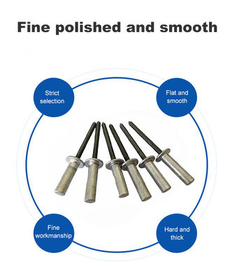閉ざされた端 アルミ-鉄 丸型頭 ブラインドリベット 重用用途