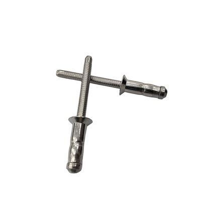 ステンレス鋼構造リベット ブラインドリベットドームヘッド 表面塗りなしのフラットヘッド