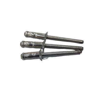 ステンレス鋼構造リベット ブラインドリベットドームヘッド 表面塗りなしのフラットヘッド