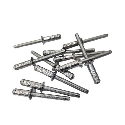 ステンレス鋼構造リベット ブラインドリベットドームヘッド 表面塗りなしのフラットヘッド