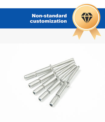 オープンエンドステンレス鋼 ブラインドリベット フラットヘッド 平面仕上げ SS304 SS316 構造