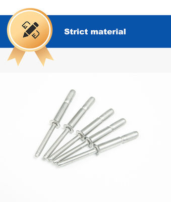 シルバー型ステンレスステールカップ型 ブラインドリベット ドームヘッド オープンエンド リメイク