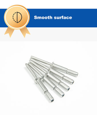 2024 ステンレス 鋼筋 ガルバナイズ 平面 オープン 丸型 頭 ブラインド リベット 銀色 仕上げ