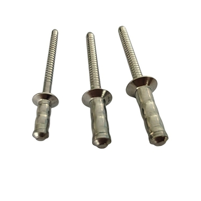 ステンレス鋼 シングルドラムリベット 2.4mm 3.2mm 4mm 4.8mm 6mm カスタムオープンタイプ直径