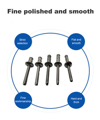 4.8mm オープン エンド ドーム ヘッド マルチグリップ ブラインド ポップ ニット 優位性 ワンストップ カスタマイズ サービス