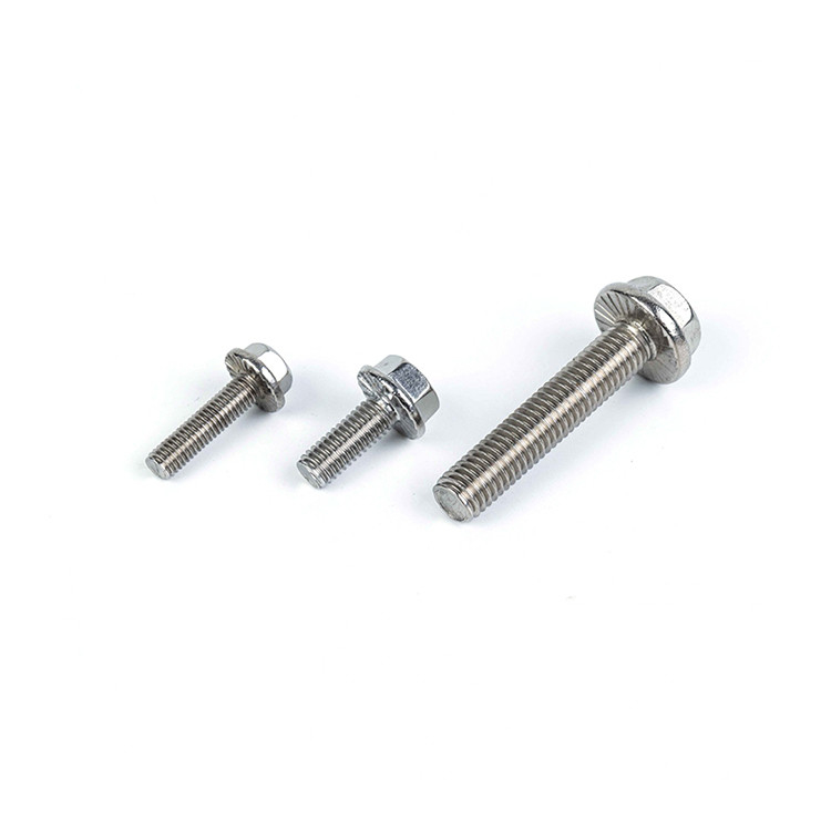 304 ステンレス鋼 フレンジ 外側のヘクサゴナルヘッドを持つ六角ボルト M5 M6 M8 M10 M12