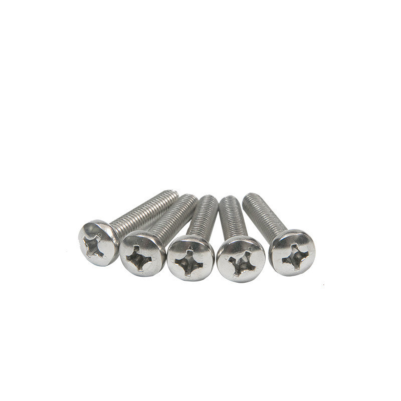 M2 M3 M4 M5 M6 M8 A2 304 ステンレス鋼 クロス・リセス・フィリップス・パン・ヘッド マシン・スクリュー メトリック