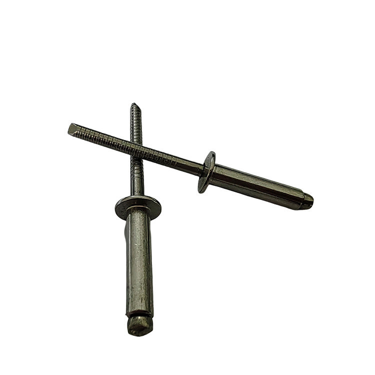 標準DIN 4.8mm オープンエンド ブラインドリベット ステンレス 丸型頭 高強度