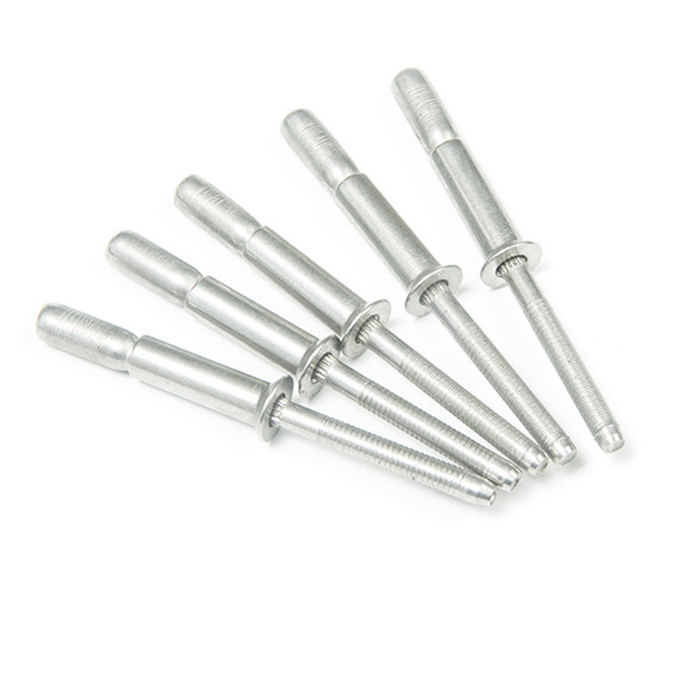 シルバー型ステンレスステールカップ型 ブラインドリベット ドームヘッド オープンエンド リメイク