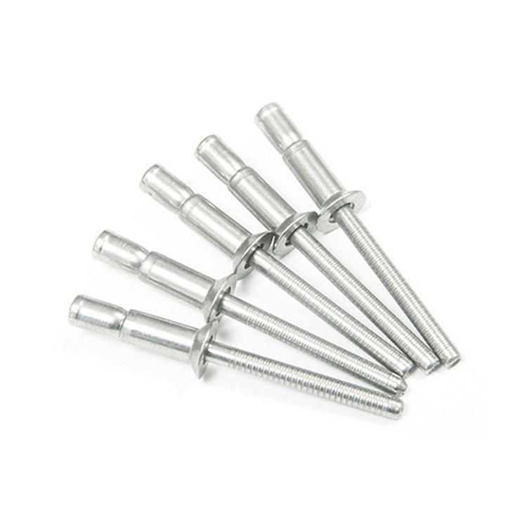 銀色 完成型 丸型 ヘッド 引く 304 ステンレス スチール オープン カウンターシンク ヘッド ブラインド リベット