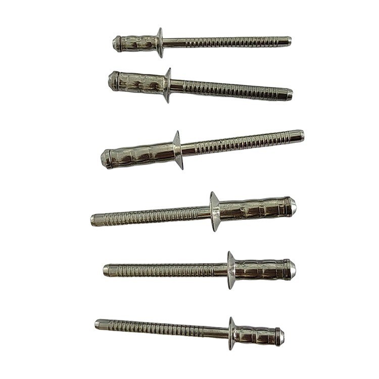 平面ヘッド ブラインドリベット ステンレス鋼 304 3.2mm 4.0mm 4.8mm 6.4mm オープンエンド マルチグリップ