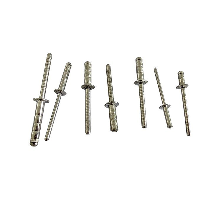 ステンレス・スティール・ユニグリップ・ドーム・ヘッド ダブル・ドラム・リベット 3.2mm 4.0mm 4.8mm 6.4mm コントロール